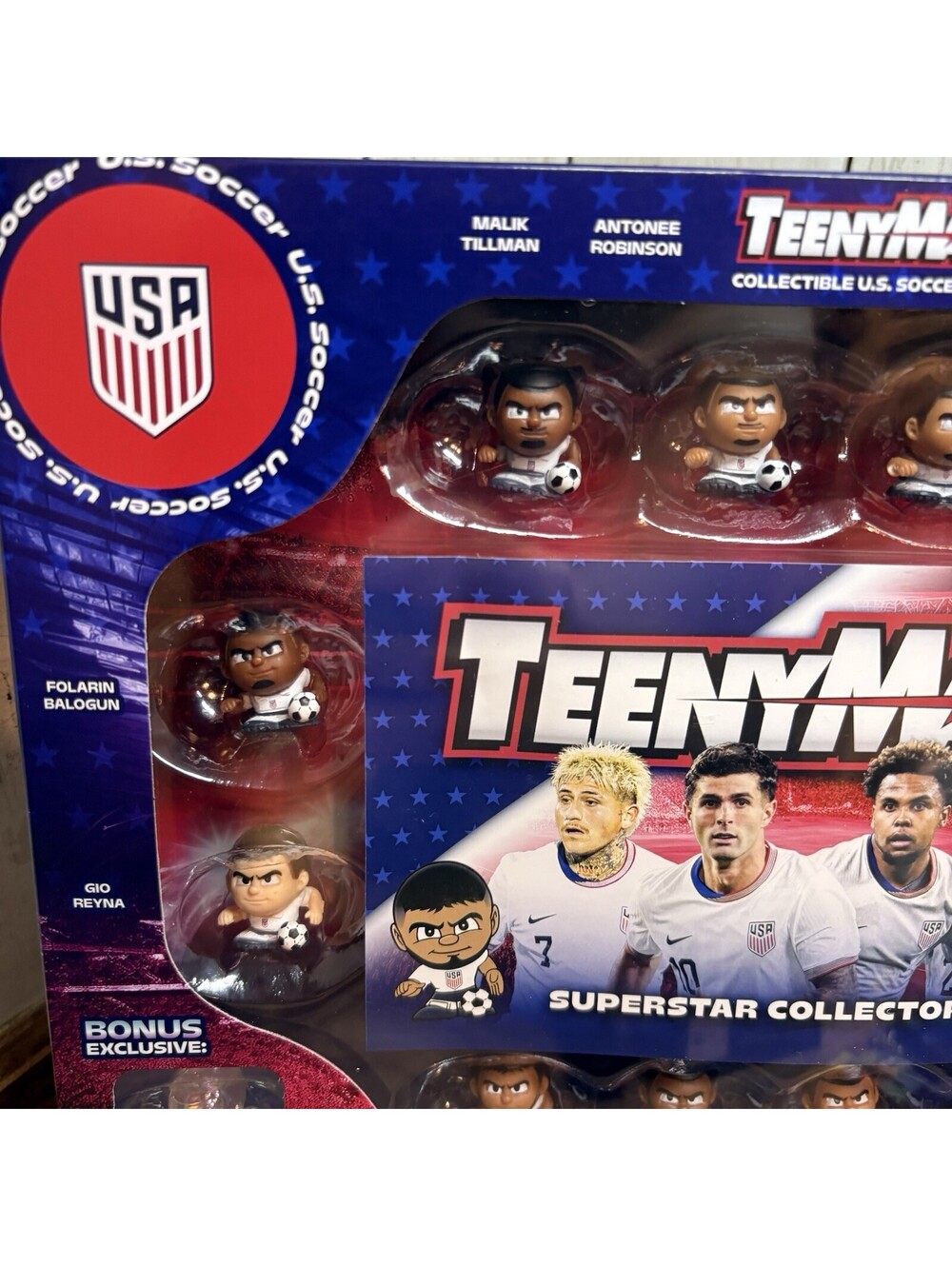 Party Animal TeenyMates USA National Soccer Players Superstar Collector Set - Picture 2 of 12